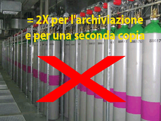 Argonflaschen - Brandschutz